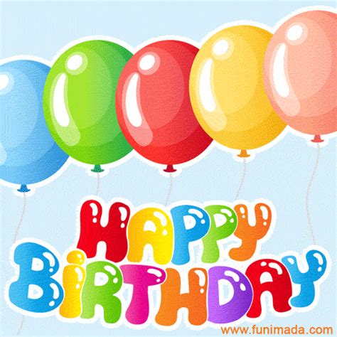 Happy Birthday With Balloons Gif Animated Pictures Giortazo Gr – NBKomputer