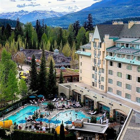 Enjoy a day at the pool and spa at the Fairmont Chateau Whistler in BC ...