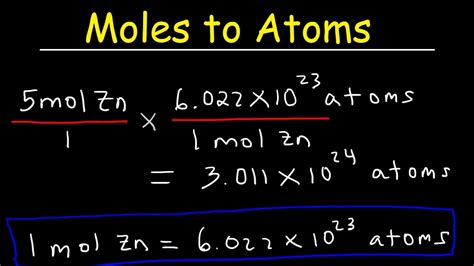 How To Convert Moles To Molecules - slideshare