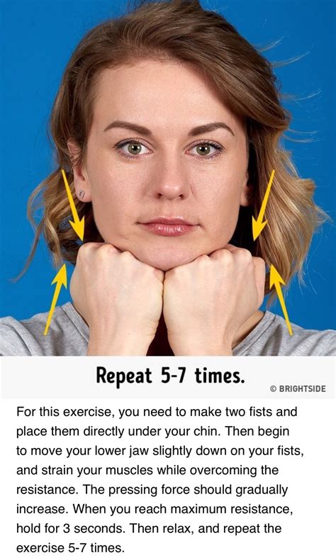 The 7 Most Effective Exercises To Get Rid Of Double Chin. - Musely