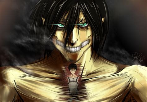 Eren Jaeger Titan Wallpaper