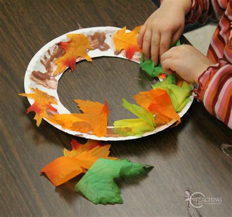 Thanksgiving Wreath Craft For Kids