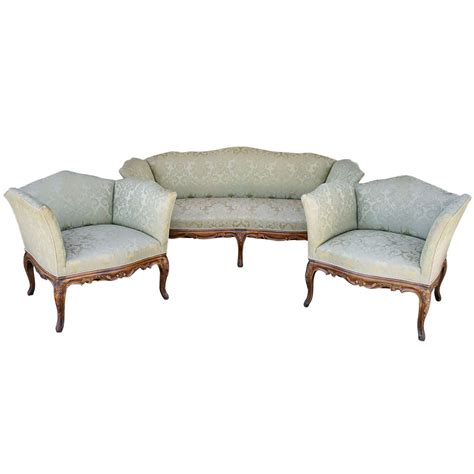 French Provincial Sofa Salon Set at 1stDibs | french provincial couches ...