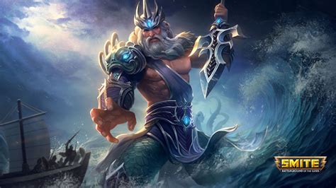 Download Poseidon (Smite) Video Game Smite HD Wallpaper