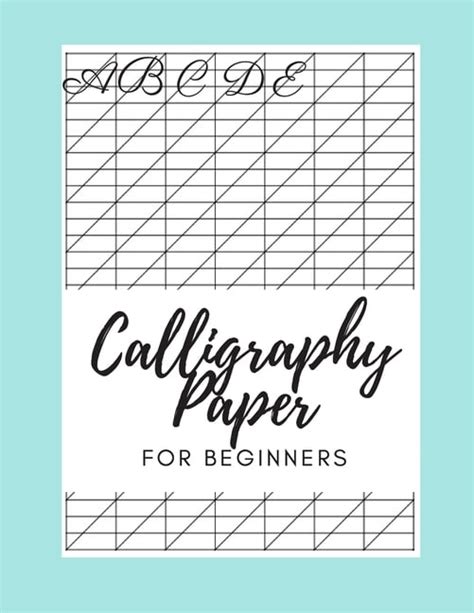 Calligraphy Paper for Beginners abcde : Calligraphy Paper Pad For ...