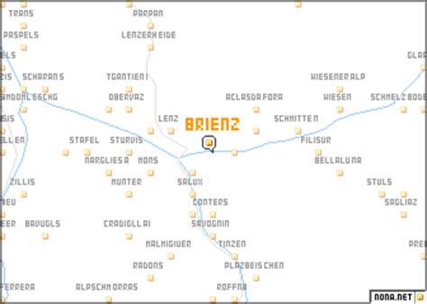 Brienz (Switzerland) map - nona.net