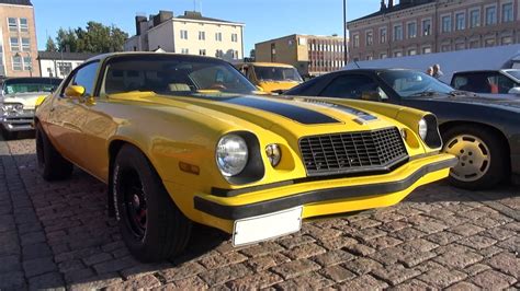 1977 Bumblebee Camaro - startup and V8 sound! - YouTube