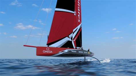 Radical New Single-Hulled, Foiling America's Cup Concept Boat Unveiled