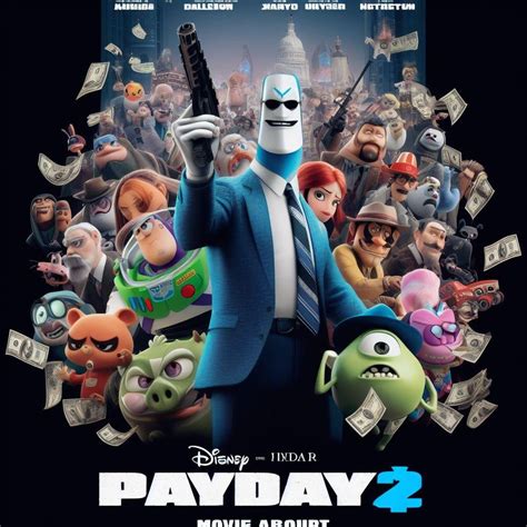 asked Bing Ai to make a "Disney Pixar movie poster about Payday 2" : r ...