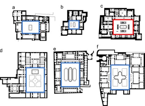 Six traditional Iranian courtyard houses: (a) Lotfalikhan House ...