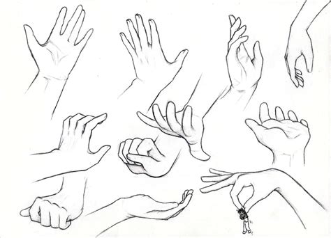 Anime Hands Template