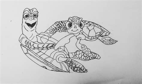 Crush The Turtle Coloring Page