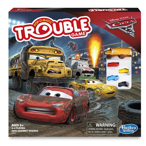 Trouble Game: Disney.Pixar Cars 3 Edition - Walmart.com