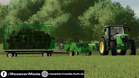 John Deere 348 Baler v1.0 FS22 Mod | Farming Simulator 22 Mod