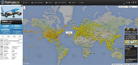 Real time aircraft tracking by FlightRadar24 | PlaneMapper