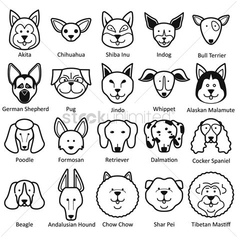 Dog Face Line Drawing at GetDrawings | Free download