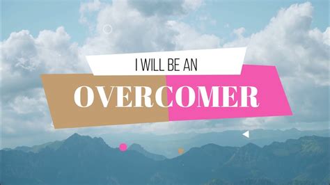 I Will Be An Overcomer //Lyrics// - YouTube