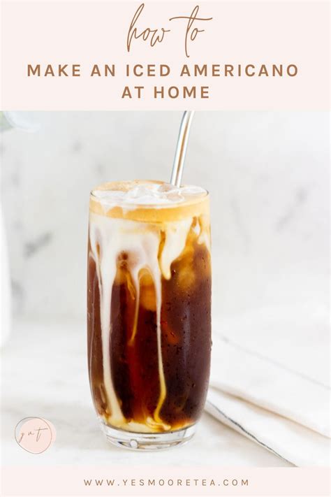 How to make an Iced Americano at Home by Yes Moore Tea Iced Americano ...