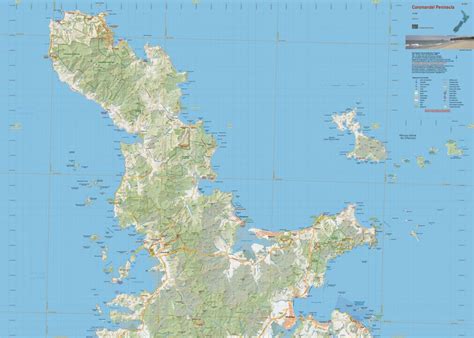 Coromandel Peninsula topographic map - NewTopo (NZ) Ltd