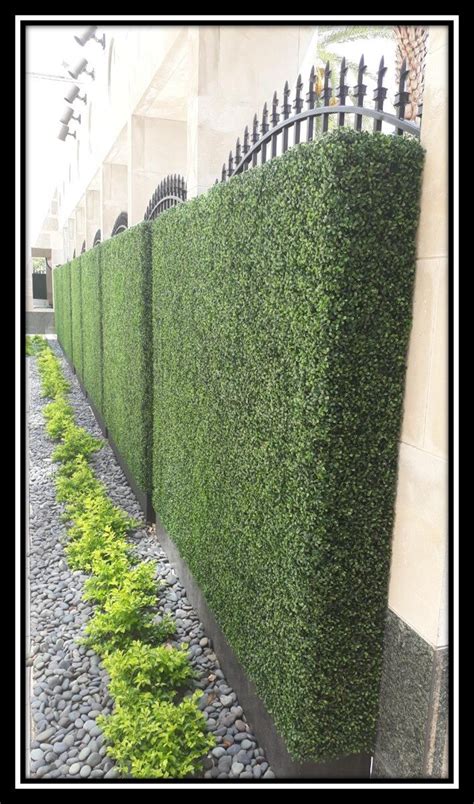 Artificial Boxwood Hedge Panels - Modern Farmhouse Décor — Boxwood ...