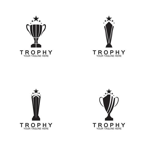 Trophy logo and symbol vector 2495878 Vector Art at Vecteezy