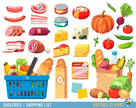 Food Shopping Clipart | ubicaciondepersonas.cdmx.gob.mx