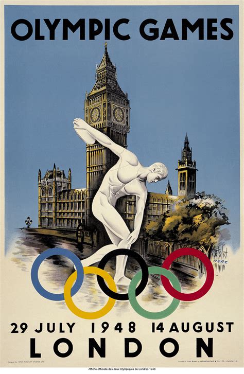 London 1948 poster | Team Canada - Official Olympic Team Website