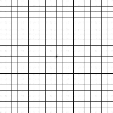 Macular Degeneration Test: How to use the Amsler grid