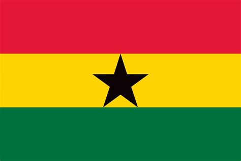 Ghana officially flag 2579832 Vector Art at Vecteezy