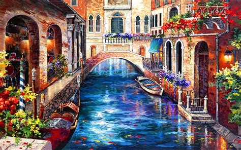 Venice Painting Wallpapers - Top Free Venice Painting Backgrounds ...