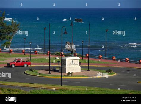 General Gregorio Luperon horse statue on the Malecon of Puerto Plata ...