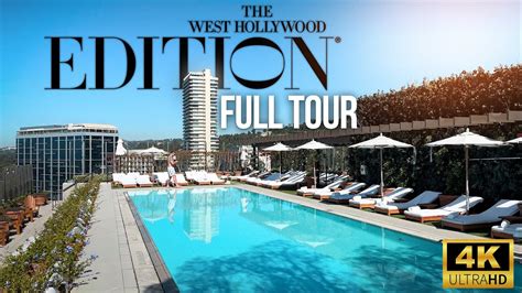 The West Hollywood EDITION Hotel | Rooms, Views, Pool, and More! - YouTube