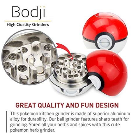 Pokemon Grinder With Pollen Catcher - 3 Part Herb and Spice Grinder, 2. ...