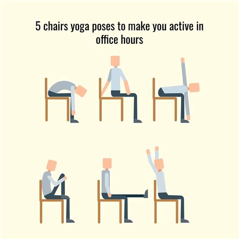 Printable Chair Yoga Exercises