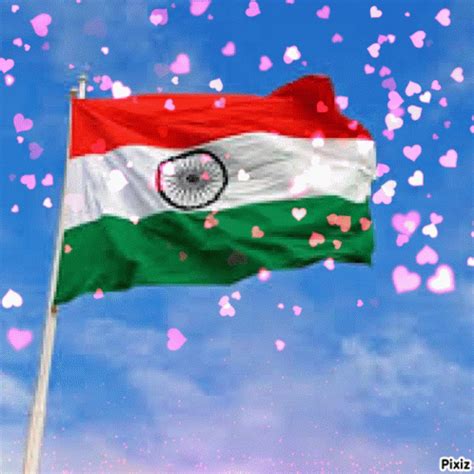 Suveer Indian Flag GIF - Suveer Indian Flag Hearts