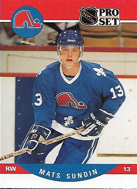 My PCs--one card at a time: Mats Sundin card #1 1990-91 Pro Set #636