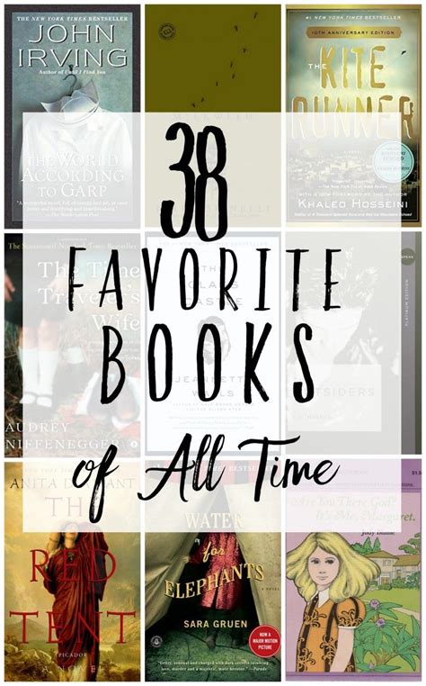 38 Favorite Books of all Time. A list every woman should check out ...