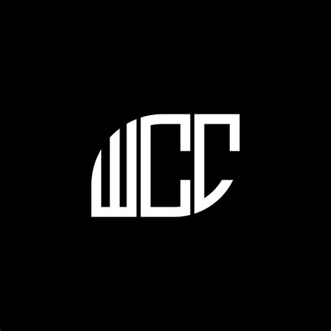 WCC letter logo design on black background. WCC creative initials ...