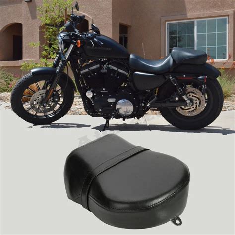 ACZ Motorcycle Black Rear Passenger Seat Pillion Cushion Pad Seat For ...