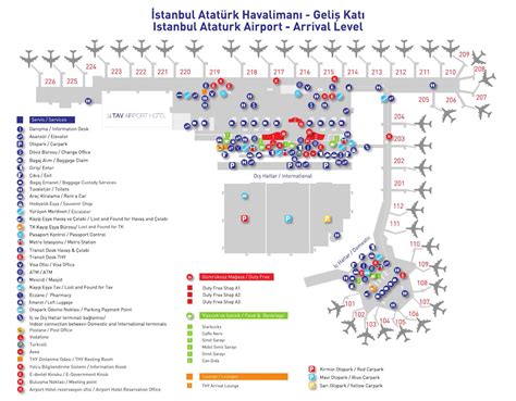 Istanbul Airport Terminal 1 Map - China Map Tourist Destinations