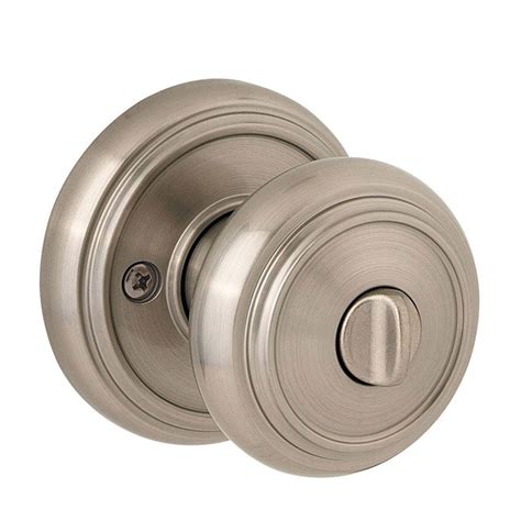 Baldwin Prestige Alcott Satin Nickel Bed/Bath Knob-353ATK RDB 15 CP 6AL ...