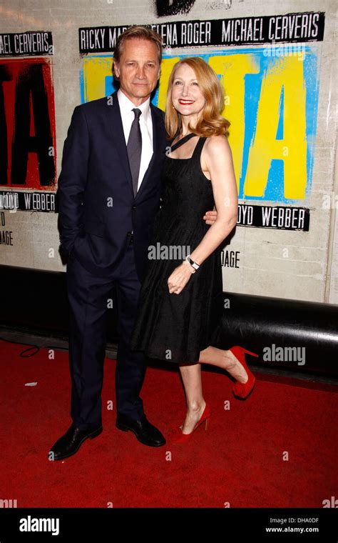 Lawrence O'Donnell Jr and Patricia Clarkson Broadway opening night of ...