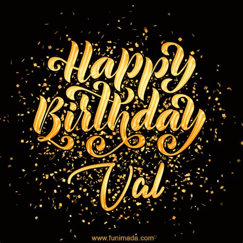 Happy Birthday Val GIFs - Download on Funimada.com