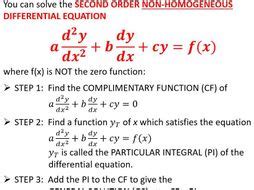 2nd order differential equations | Teaching Resources