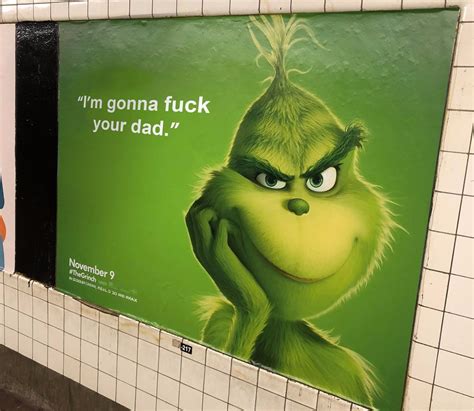 Subway ads gone a little far - the Grinch has really crossed a line : r ...