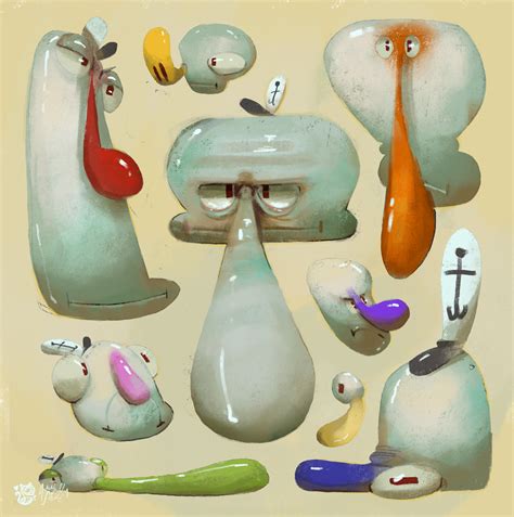 ArtStation - CC Assignment 24 - Squidward’s Nose