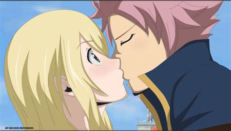 Natsu and Lucy Kiss - Final Chapter(? by MileyDragneelVE on DeviantArt