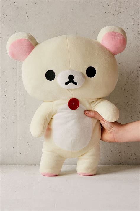 Urban Outfitters Korilakkuma Large Stuffed Bear - Cream One Size Cute ...