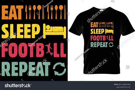 American Football Quotes T Shirt Design Stock Vector (Royalty Free ...