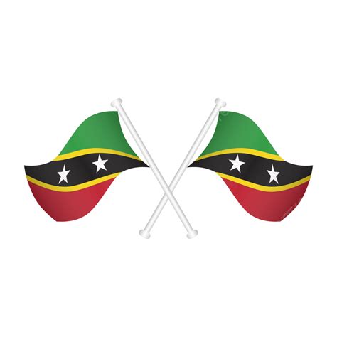 Saint Kitts Flag, Saint Kitts, Flag, Country PNG and Vector with ...